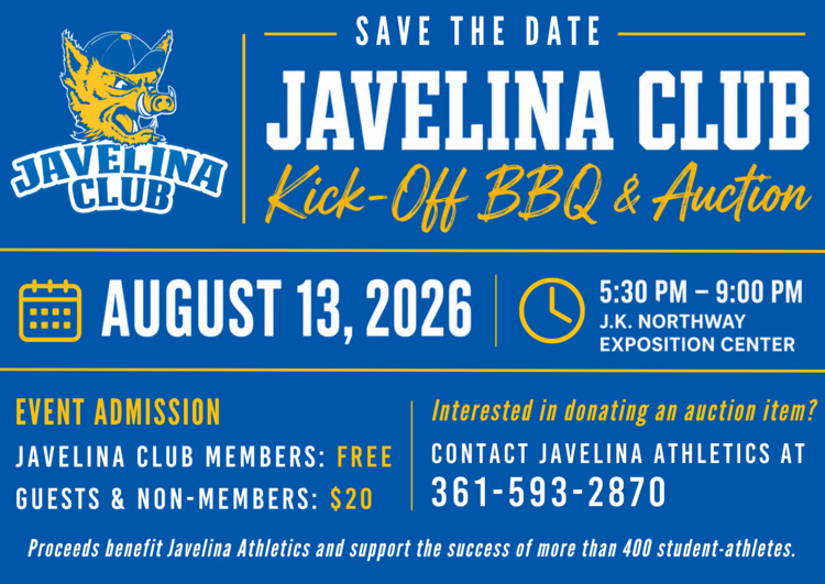 Javelina Club Kick-off BBQ and Auction